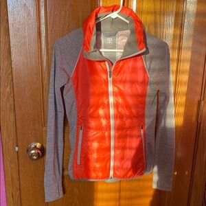 Title nine Willpower Gray and Pink Active Runner Jacket